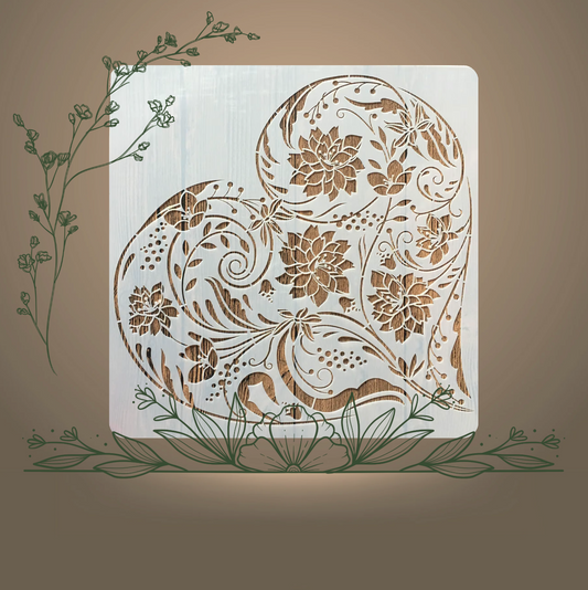 Pochoir LOVE 30x30cm