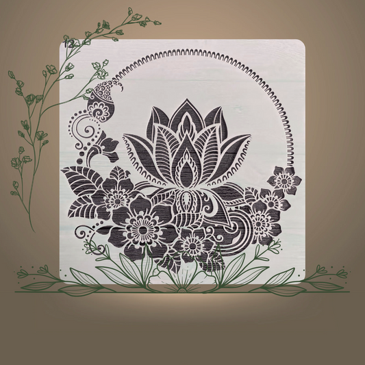 Pochoir Lune 30x30cm