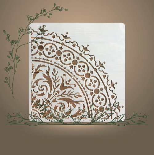 Pochoir verry 30x30cm