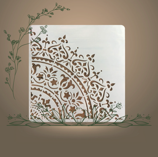 Pochoir verri 30x30cm