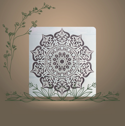 Pochoir Eclore 50x50cm