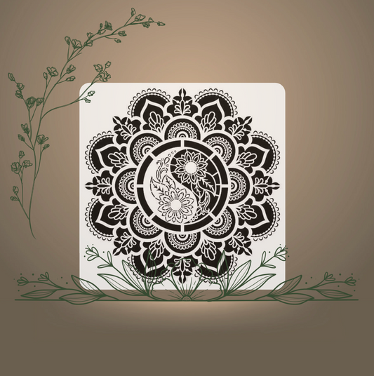 Pochoir Yong 50x50cm