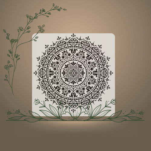 Pochoir Vela 50x50cm