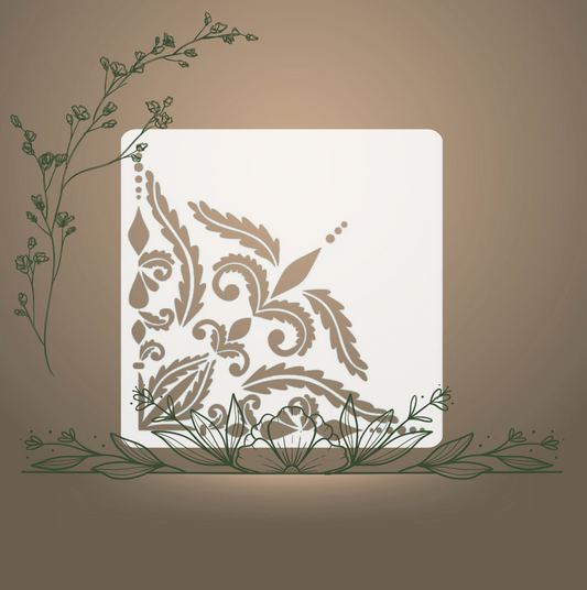 Pochoir Triba 90cm (1/4)