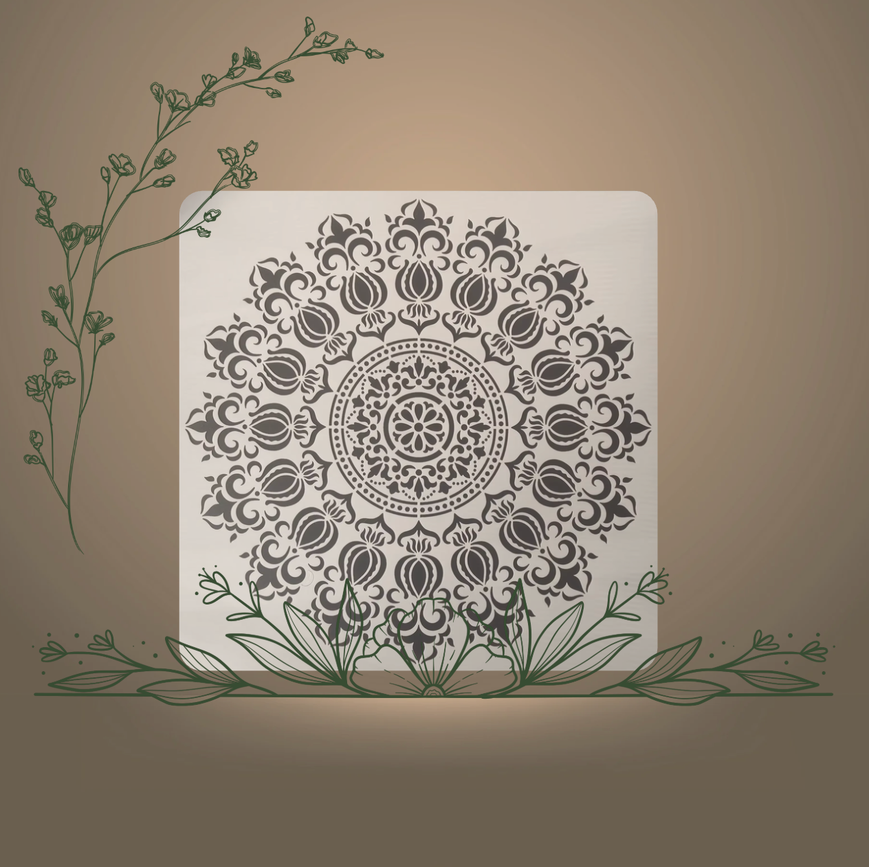 Pochoir Velo 50x50cm